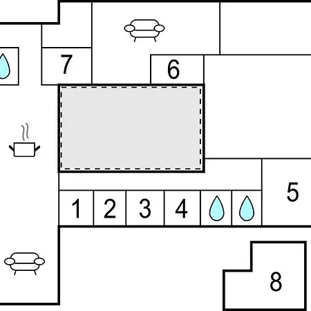 別荘 Lovely In Ringkobing With Wifi リンケビング